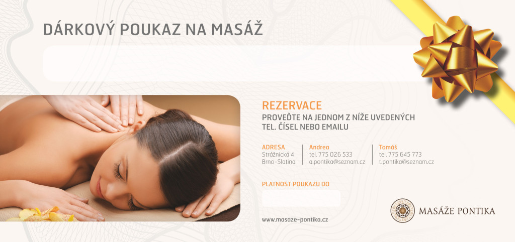 Dárkový poukaz světlý